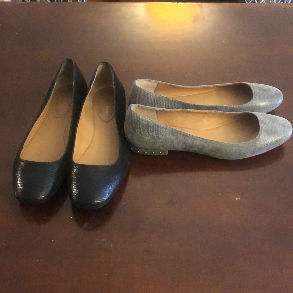 Calvin Klein leather flats